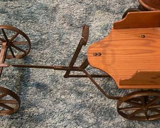 Metal and Wood Pedal Car