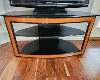 Bell'O Corner Cherry TV Stand