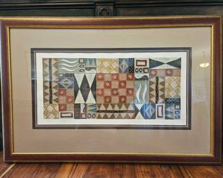 Patricia A. Beatty Signed Monotype Original "Just A Glimpse "