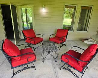 Wrought Iron Patio Set