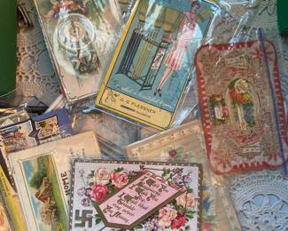 Advertising and postcards