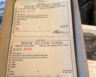 Rock Island memorabilia