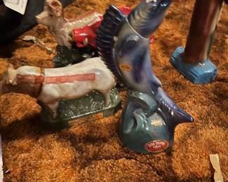 Sword Fish Ezra Brooks Bottle