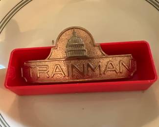 Washington DC Trainman pin