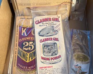 Advertising baking powder pamphlets and blotters
