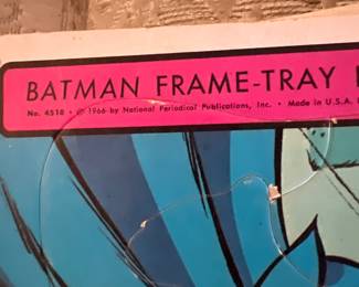 Batman frame tray puzzle 1964