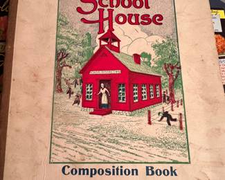 Little red school house composition book