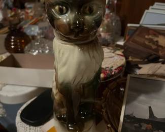 Cat Liquor Bottle