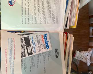 100's of media release packets with photos from car racing and film