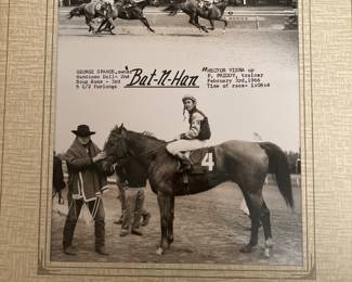 Vintage Racehorse photo 1966 Bat N Han