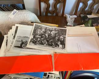 'The dogs of war media release packets with photos