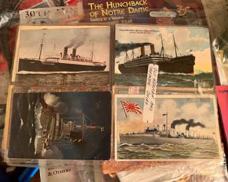 Vintage Ship Postcards