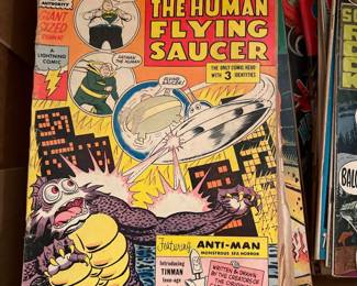 Fatman the human flying saucer comics