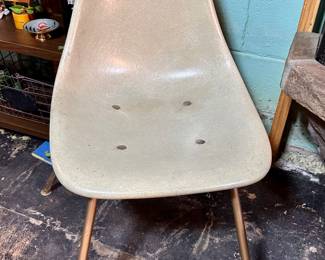 Vintage fiberglass chair.
