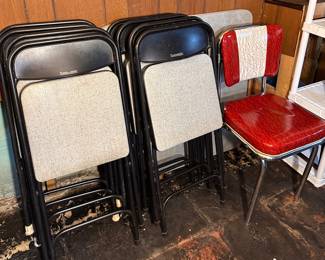 Samsonite folding chairs.