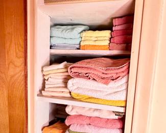 Bathroom linen closet.