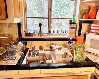 More flatware & kitchen linens.