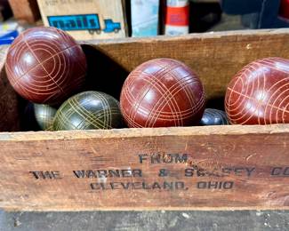 Bocce balls for yard games!