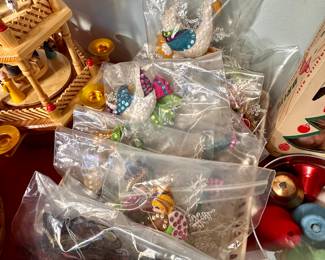 Lee Ward 12 Days of Christmas ornament set.