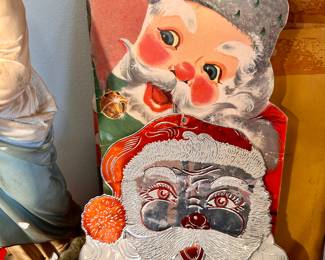 Whitman book & Japan foil holiday wall decorations.