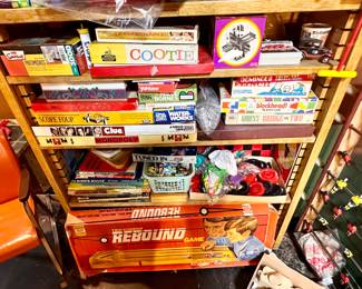 So many vintage board games!