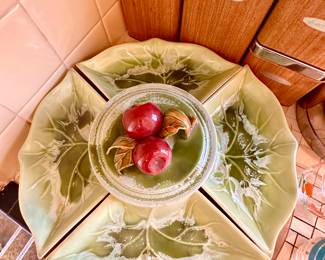 California Pottery serving set.