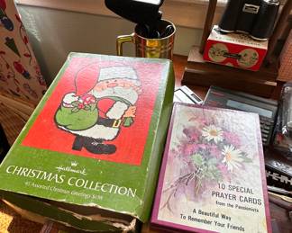 Vintage greeting cards.