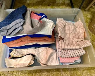 Vintage little boy clothes.