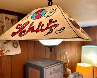 Schlitz Beer pendant light.