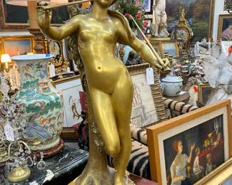 Bronze by Louis Albert Lefeuvre 1845 to 1924.