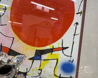 Joan Miro pencil signed