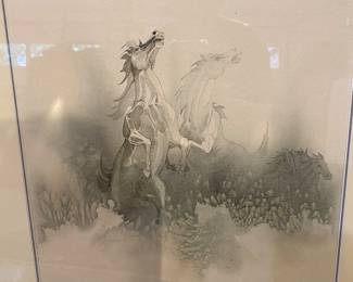 Michael Atkinson, Texas artist original watercolor