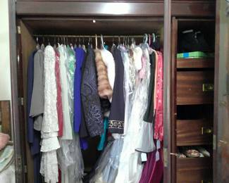 Inside wardrobe