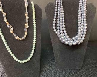 Pearl String Necklaces 