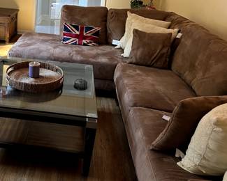 2-piece sectional - relax and put your feet up!