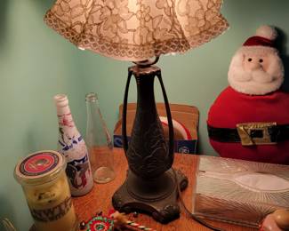 Very cool and heavy, brass desk lamp.