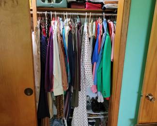 There are clothes everywhere!