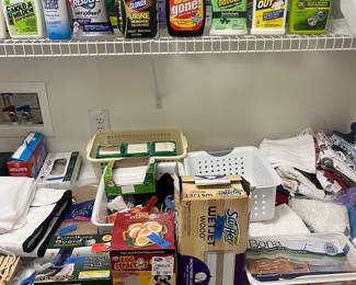 ASSORTED CLEANING SUPPLIES