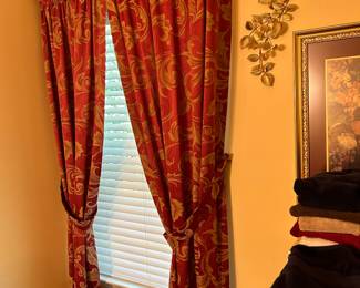 MOST CURTAINS & RODS IN THIS HOUSE ARE FOR SALE