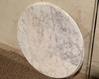 Round marble table top