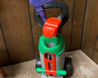 Golf bag with clubs for the younger and future golfers