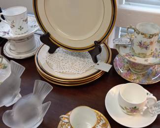 Lenox, Tiffany & Co., salad plates.