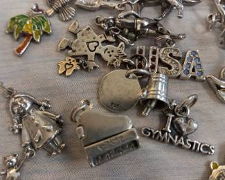 Many, sterling charms.