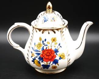 Arthur Wood Gilded Ceramic Teapot 