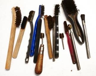 Assorted Brushes/Wire Brushes (Total of 14) 
