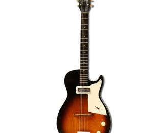 1960s Vintage Harmony H45 Stratotone Electric Guitar in Tobacco Sunburst 