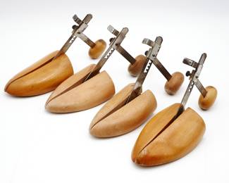 2 Pairs of Wooden Shoe Stretchers 