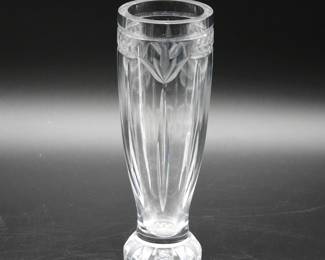 Gorham Patrician Crystal Flower Vase 