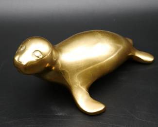 Brass Seal Figurine 