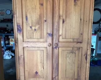 oak armoire
